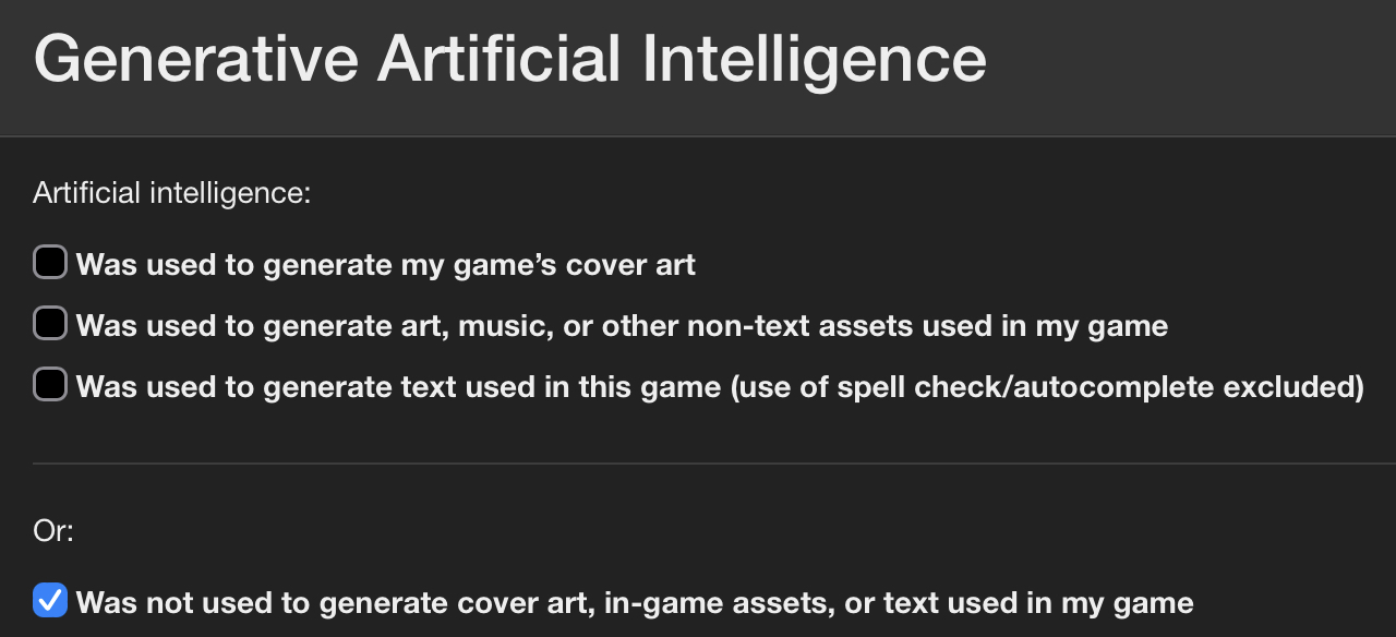 Generative AI questions from IFComp re my game, and my answers